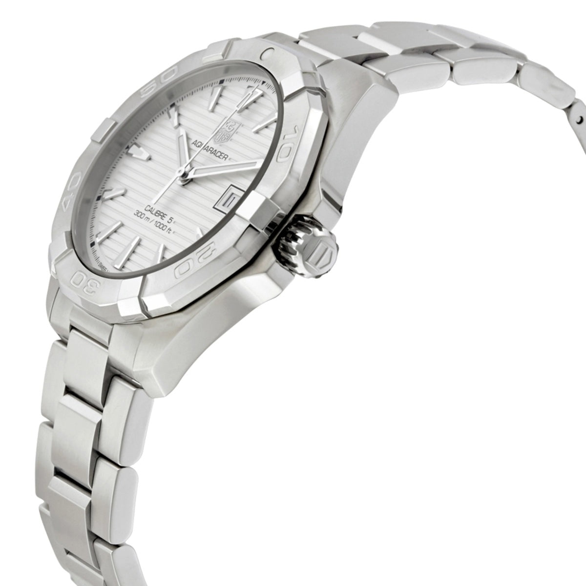 Shop Authentic Tag Heuer Aquaracer White Dial Watch for Men - WAY2111.BA0928 - Luxxuri