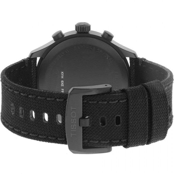 Shop Authentic Tissot Chrono XL Quartz Black Dial Black Nylon Strap Watch For Men - T116.617.37.051.00 - Luxxuri