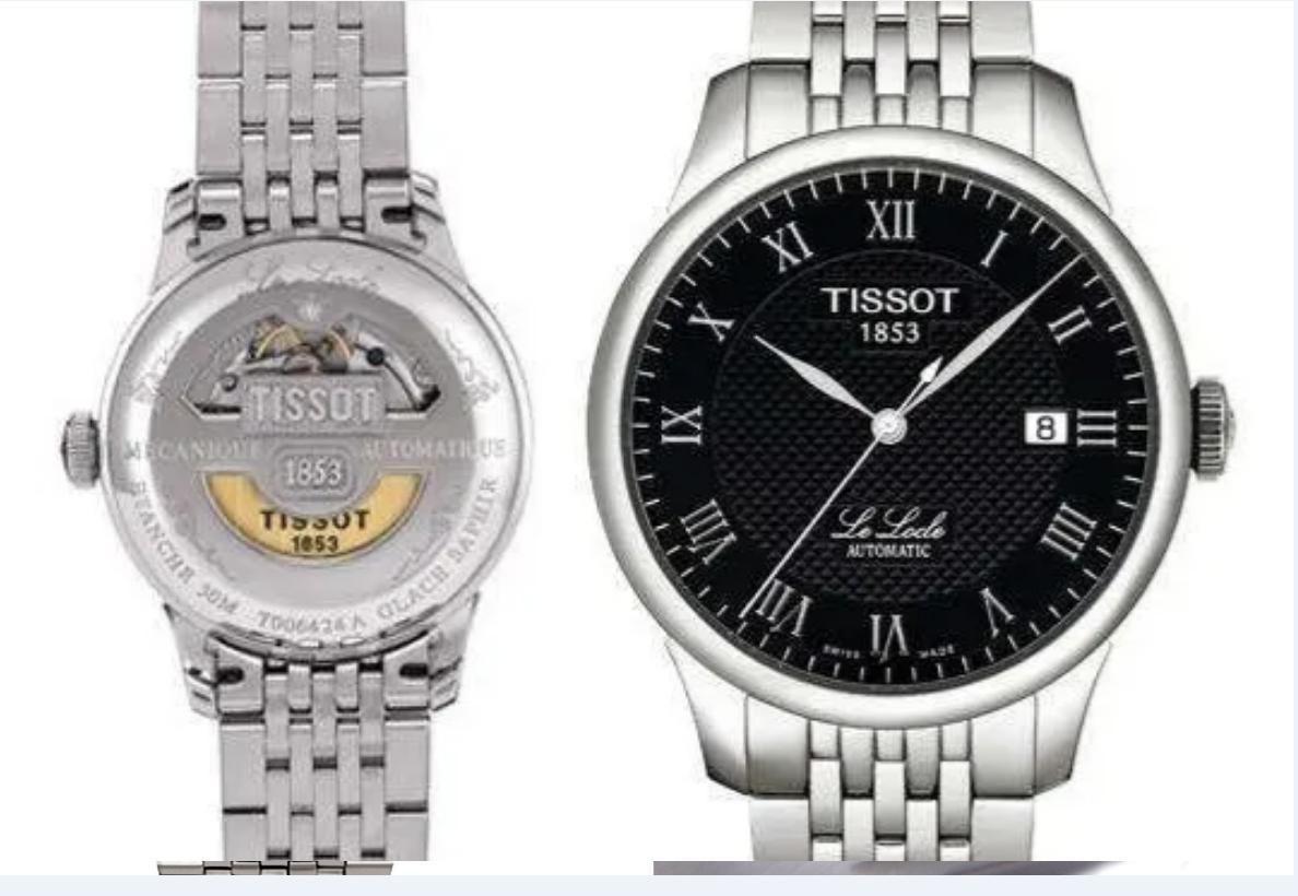 Shop Authentic Tissot T Classic Le Locle Powermatic 80 Black Dial Silver Steel Strap Watch For Women - T41.1.483.53 - Luxxuri