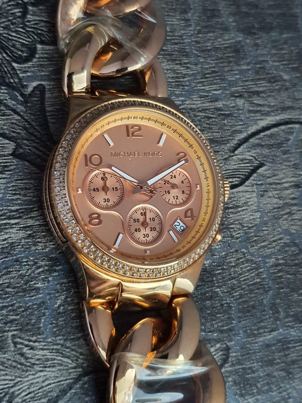 Michael Kors Runway Rose Gold Dial Rose Gold Steel Strap Watch for Women - MK3247