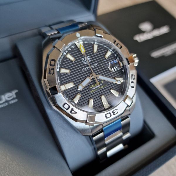 Shop Authentic Tag Heuer Aquaracer Black Dial Watch for Men - WAY2010.BA0927 - Luxxuri