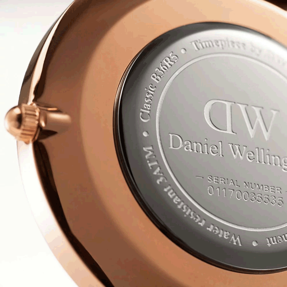 Shop Authentic Daniel Wellington Classic Reading Black Dial Black Leather Strap Watch For Men - DW00100129 - Luxxuri