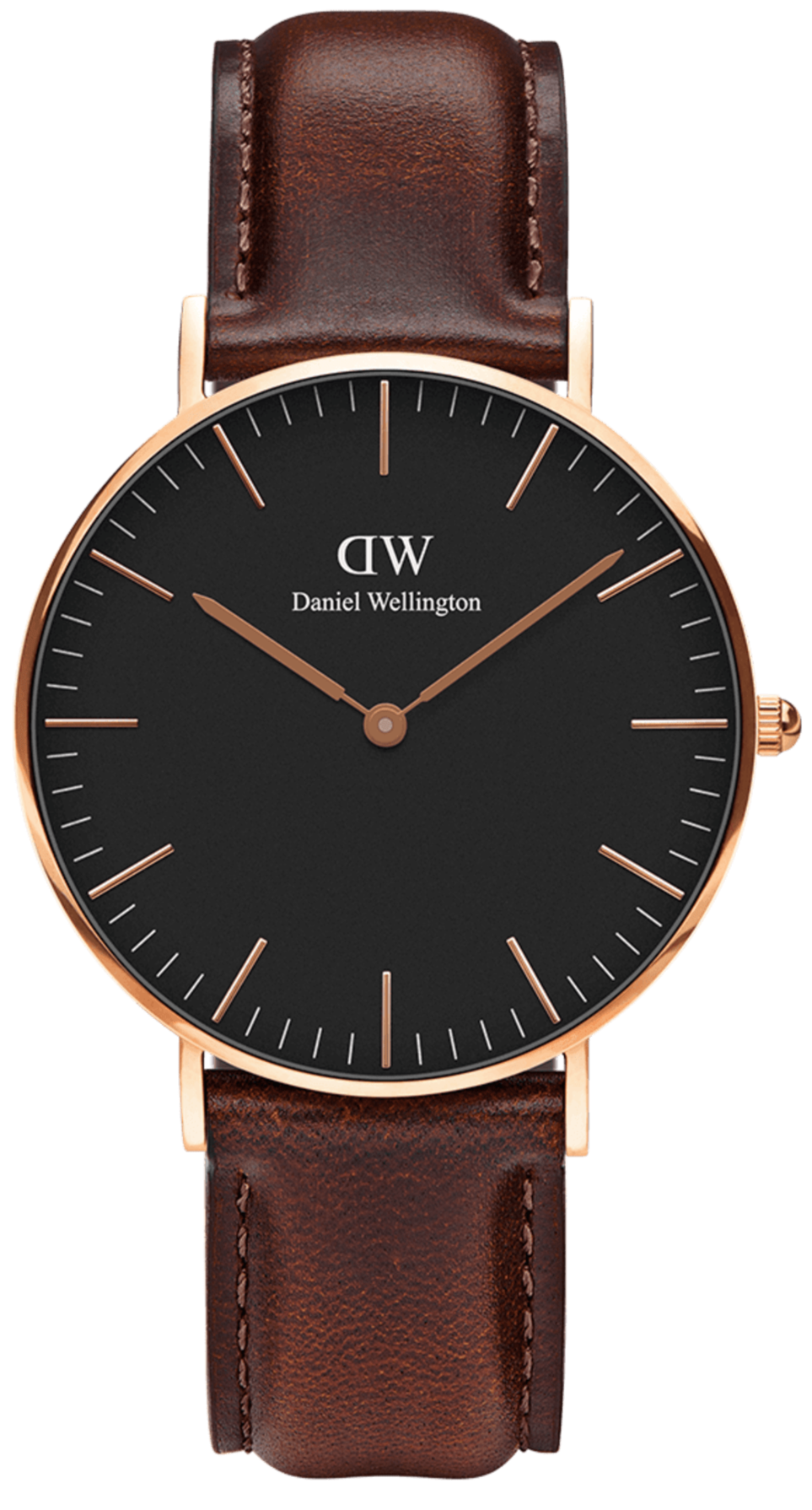 Shop Authentic Daniel Wellington Petite St Mawes Black Dial Brown Leather Strap Watch For Women - DW00100169 - Luxxuri