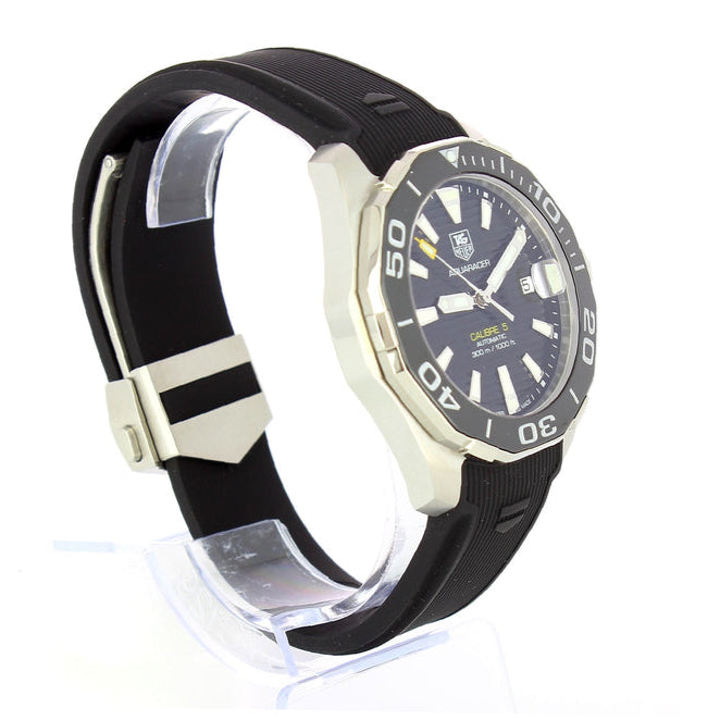 Shop Authentic Tag Heuer Aquaracer Black Dial Watch for Men - WAY211A.FT6151 - Luxxuri