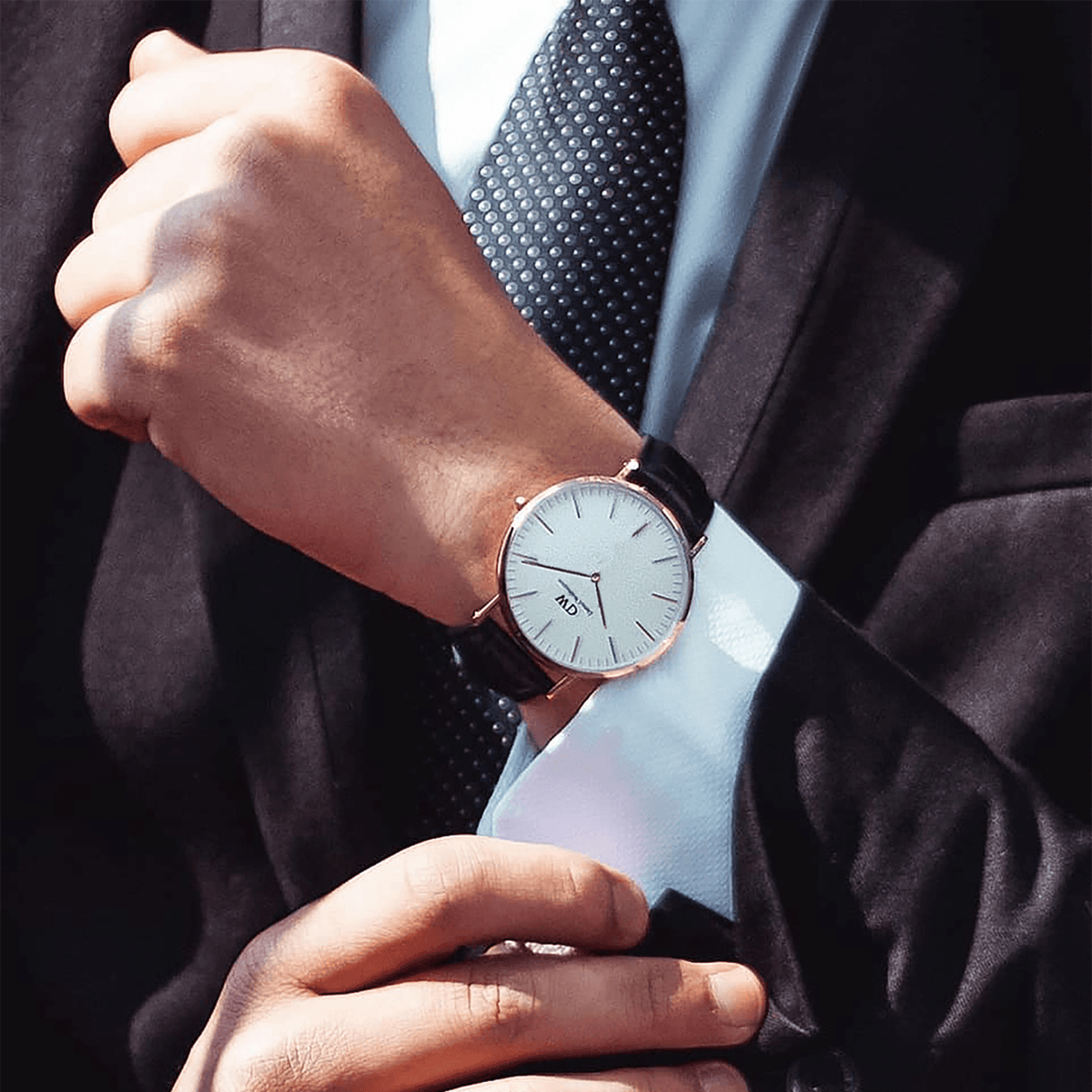 Shop Authentic Daniel Wellington Classic Bristol White Dial Brown Leather Strap Watch For Women - DW00100039 - Luxxuri