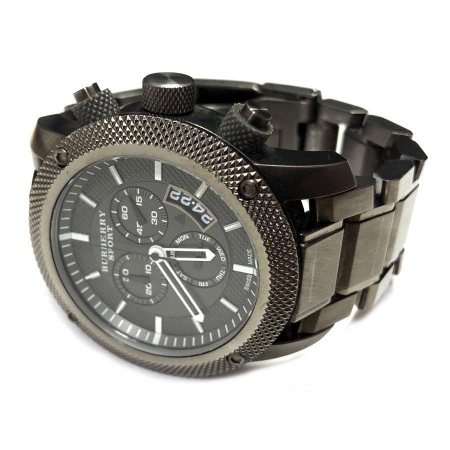 Shop Authentic Burberry Chrono Sport Brown Dial Brown Steel Strap Watch for Men - BU7716 - Luxxuri