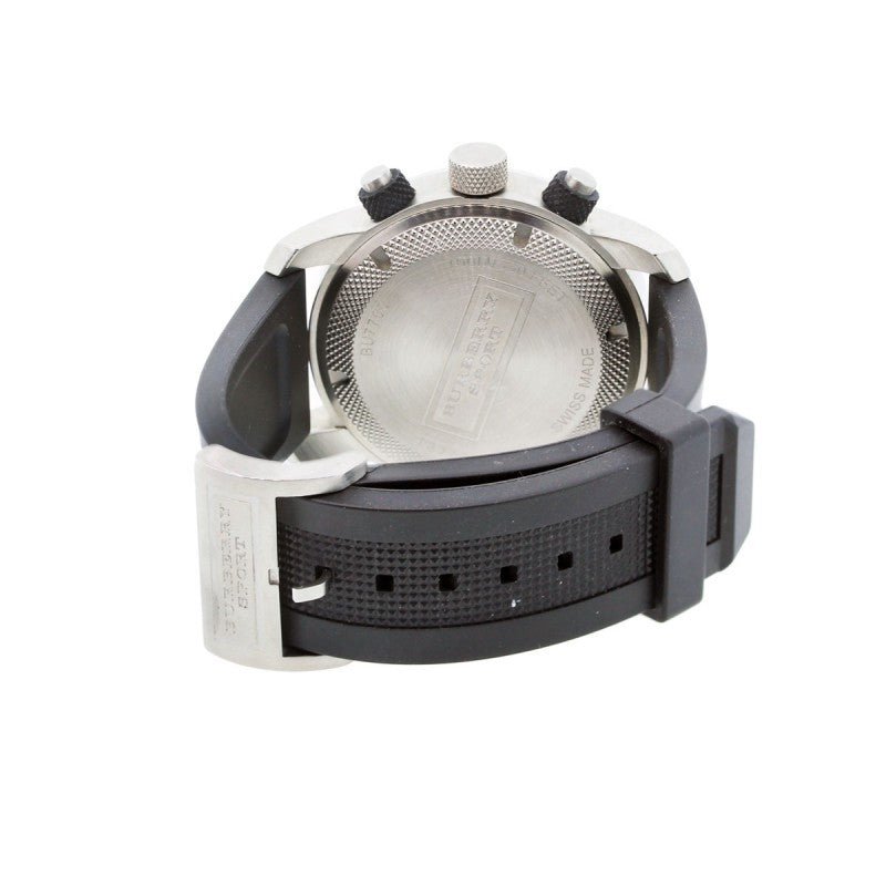 Shop Authentic Burberry Endurance Sport Chronograph Black Dial Black Rubber Strap Watch for Men - BU7700 - Luxxuri