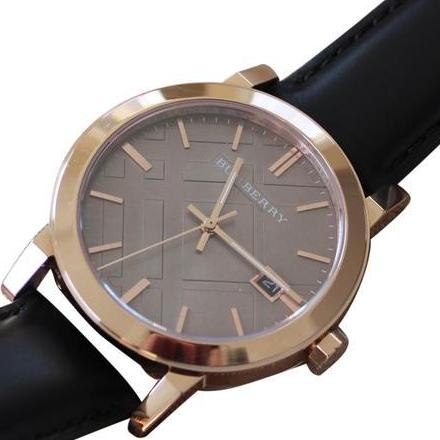 Shop Authentic Burberry The City Brown Dial Brown Leather Strap Watch for Men - BU9013 - Luxxuri