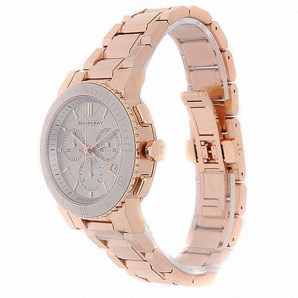 Shop Authentic Burberry The City Rose Gold Dial Rose Gold Steel Strap Watch for Women - BU9703 - Luxxuri
