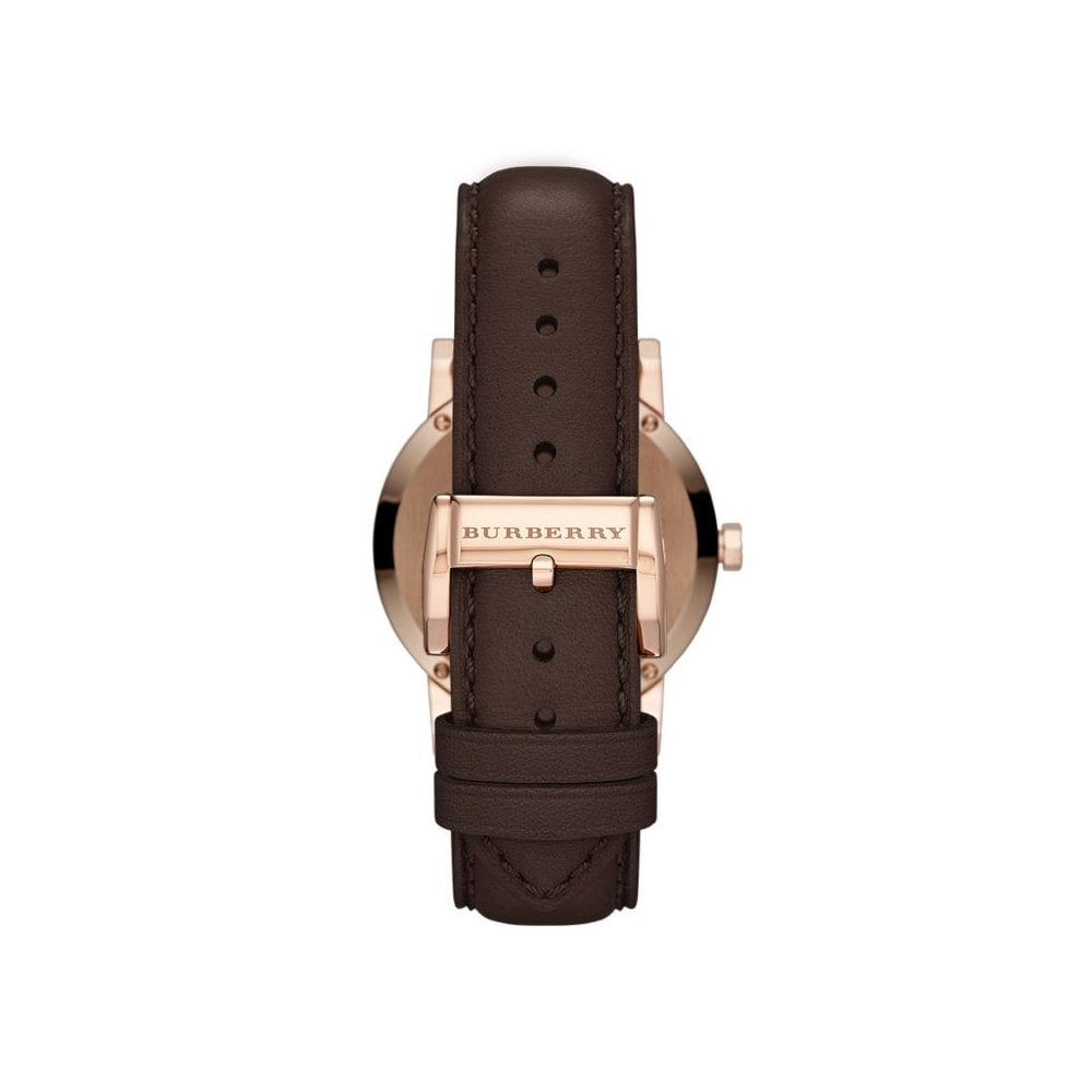 Shop Authentic Burberry The City Brown Dial Brown Leather Strap Watch for Men - BU9013 - Luxxuri