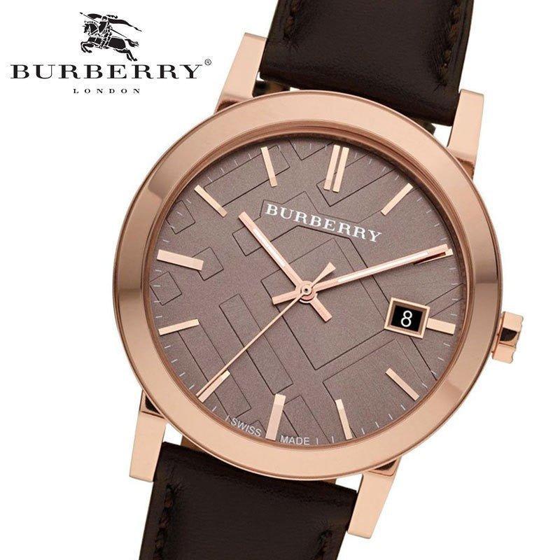 Shop Authentic Burberry The City Brown Dial Brown Leather Strap Watch for Men - BU9013 - Luxxuri