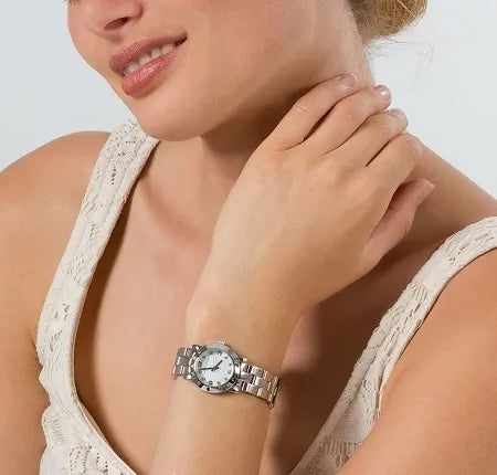 Shop Authentic Marc Jacobs Mini Amy White Dial Silver Steel Strap Watch for Women - MBM3055 - Luxxuri