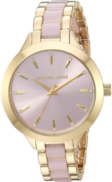 Shop Authentic Michael Kors Norie Gold Dial Two Tone Steel Strap Watch for Women - MK3586 - Luxxuri