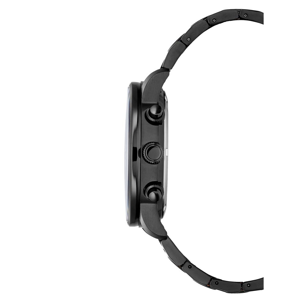 Shop Authentic Citizen Sports Eco Drive Black Dial Black Steel Strap Watch For Men - CA0695-84E - Luxxuri