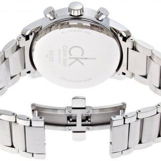 Shop Authentic Calvin Klein City Chronograph Black Dial Silver Steel Strap Watch for Men - K2G27143 - Luxxuri