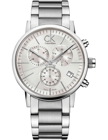 Shop Authentic Calvin Klein City White Dial Silver Steel Strap Watch for Men - K2G27146 - Luxxuri