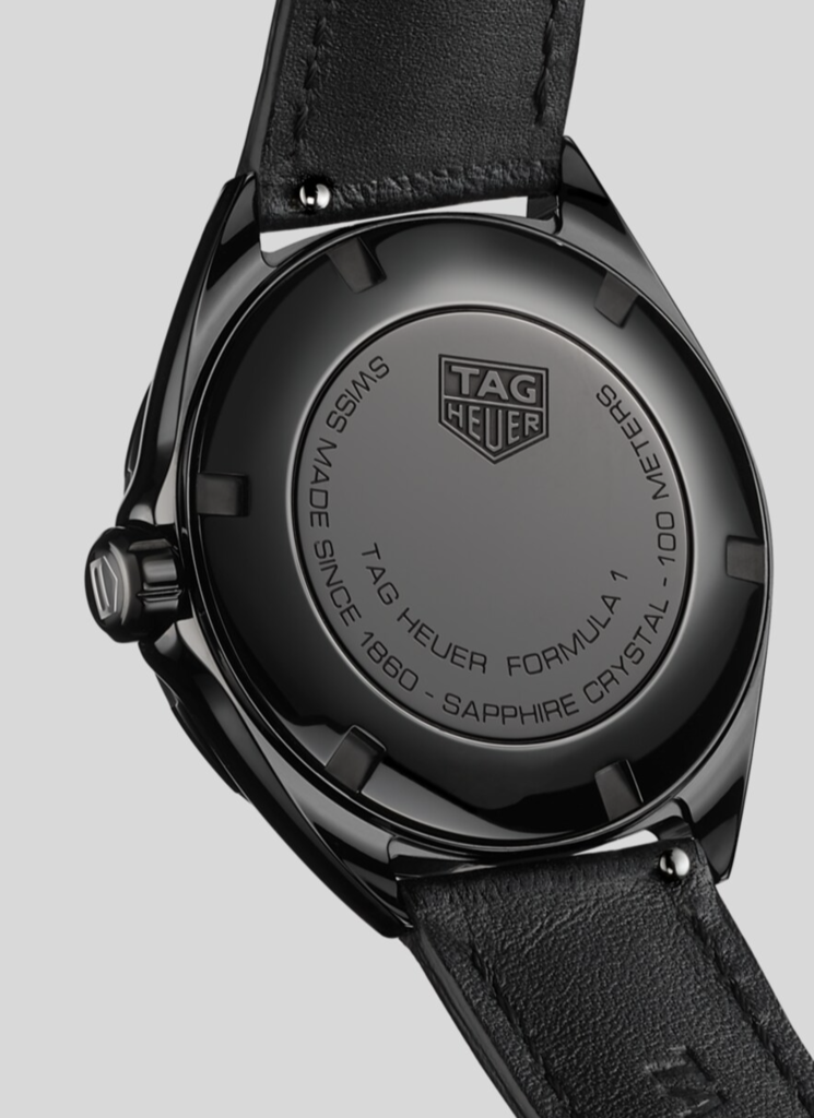 Shop Authentic Tag Heuer Formula 1 Quartz Black Dial Black Leather Strap Watch for Women - WBJ1314.FC8230 - Luxxuri