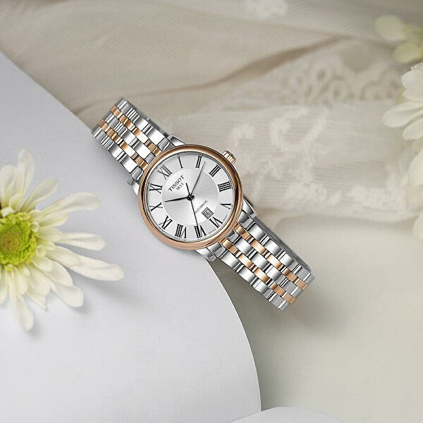 Shop Authentic Tissot T Classic Carson Premium 30 White Dial Two Tone Steel Strap Watch for Women - T122.207.22.033.00 - Luxxuri