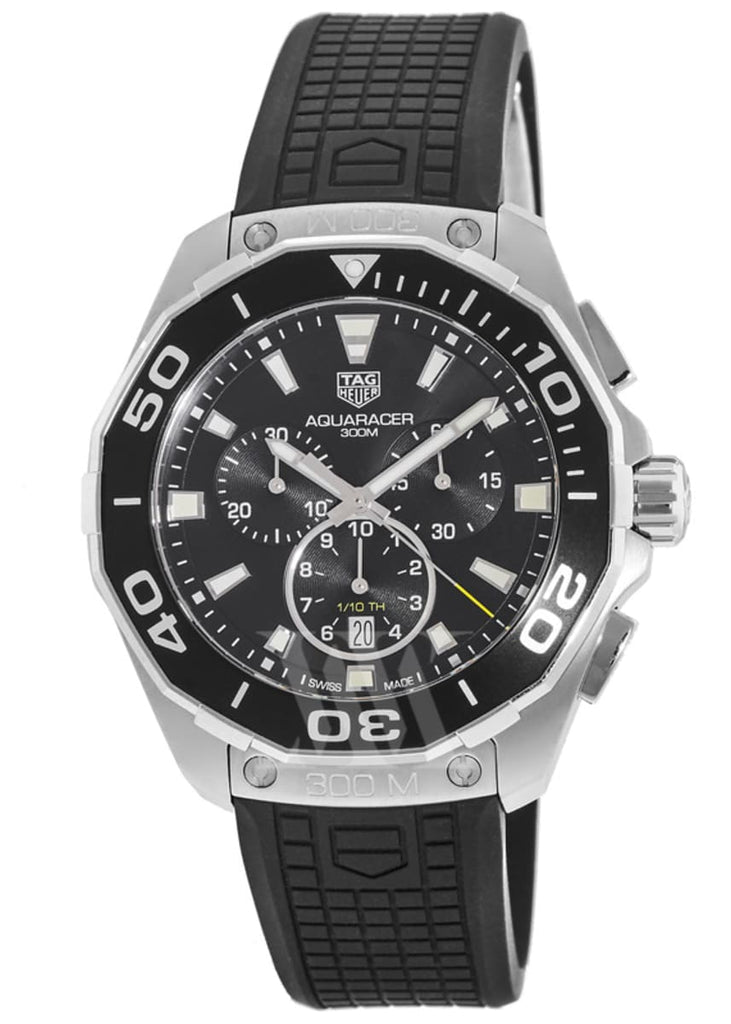 Shop Authentic Tag Heuer Aquaracer Black Dial Watch for Men - CAY111A.FT6041 - Luxxuri