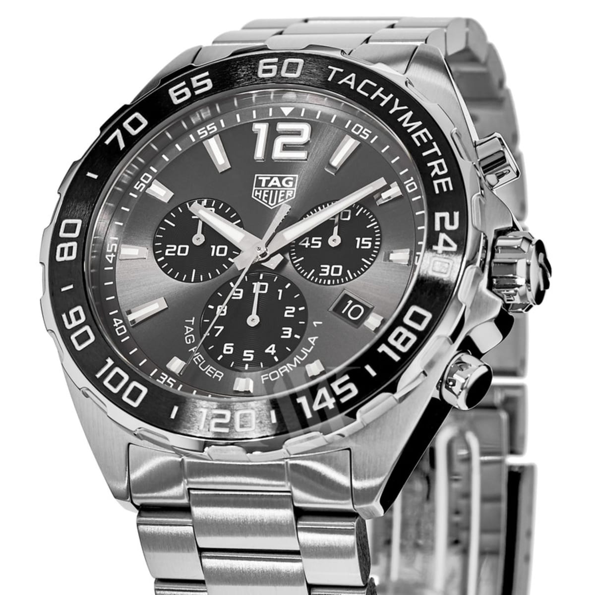 Shop Authentic Tag Heuer Formula 1 Anthracite Dial Silver Steel Strap Watch for Men - CAZ1011.BA0842 - Luxxuri