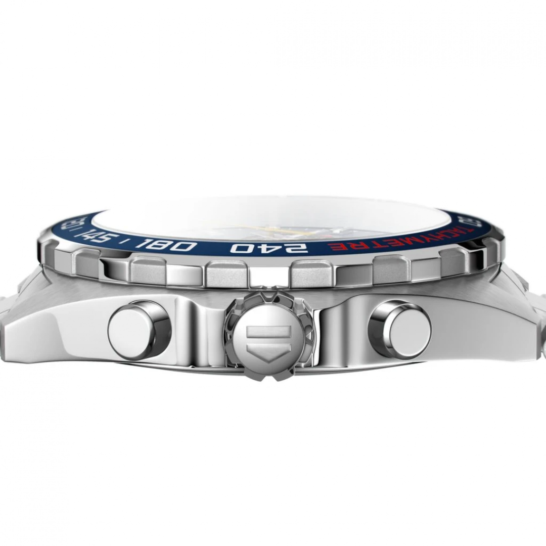 Shop Authentic Tag Heuer Formula 1 Red Bull Racing Chronograph Blue Dial Silver Steel Strap Watch for Men - CAZ101AK.BA0842 - Luxxuri