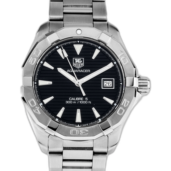 Shop Authentic Tag Heuer Aquaracer Black Dial Watch for Men - WAY2110.BA0928 - Luxxuri