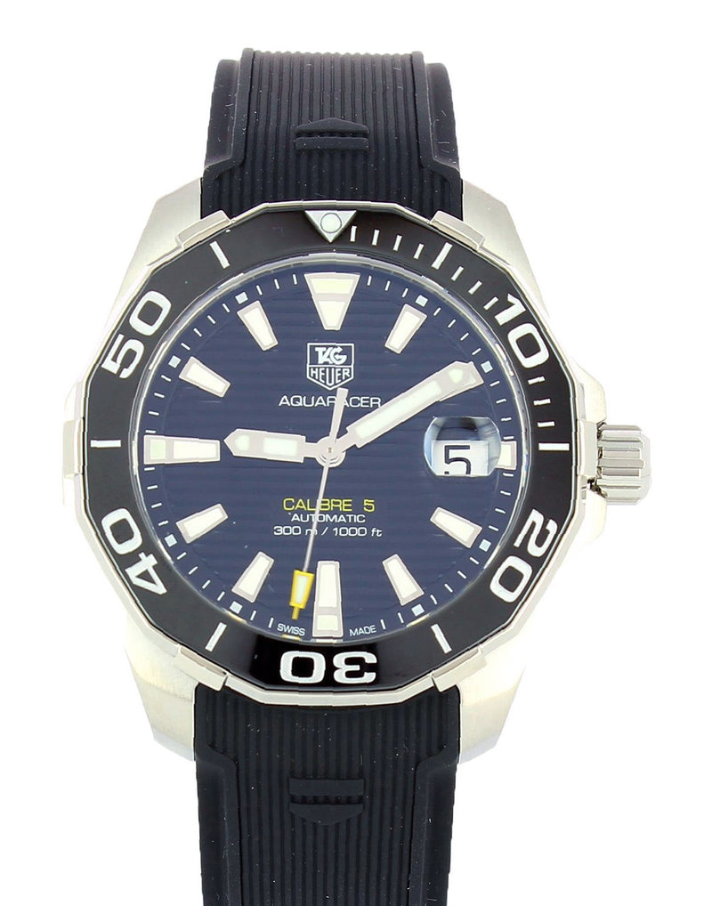 Shop Authentic Tag Heuer Aquaracer Black Dial Watch for Men - WAY211A.FT6151 - Luxxuri