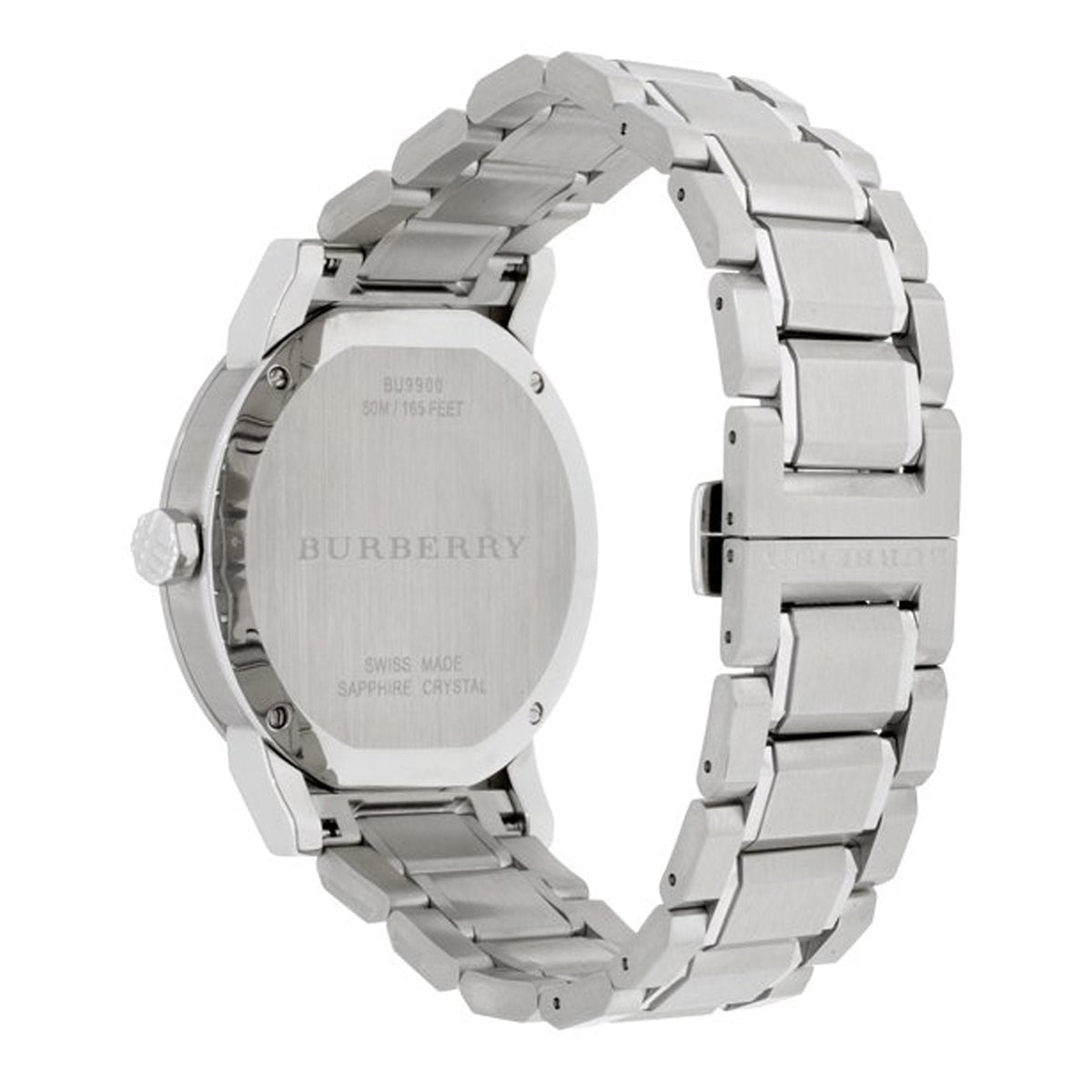 Shop Authentic Burberry The City Silver Dial Silver Steel Strap Watch for Men - BU9900 - Luxxuri
