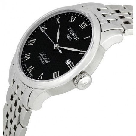 Shop Authentic Tissot T Classic Le Locle Powermatic 80 Black Dial Silver Steel Strap Watch For Women - T41.1.483.53 - Luxxuri