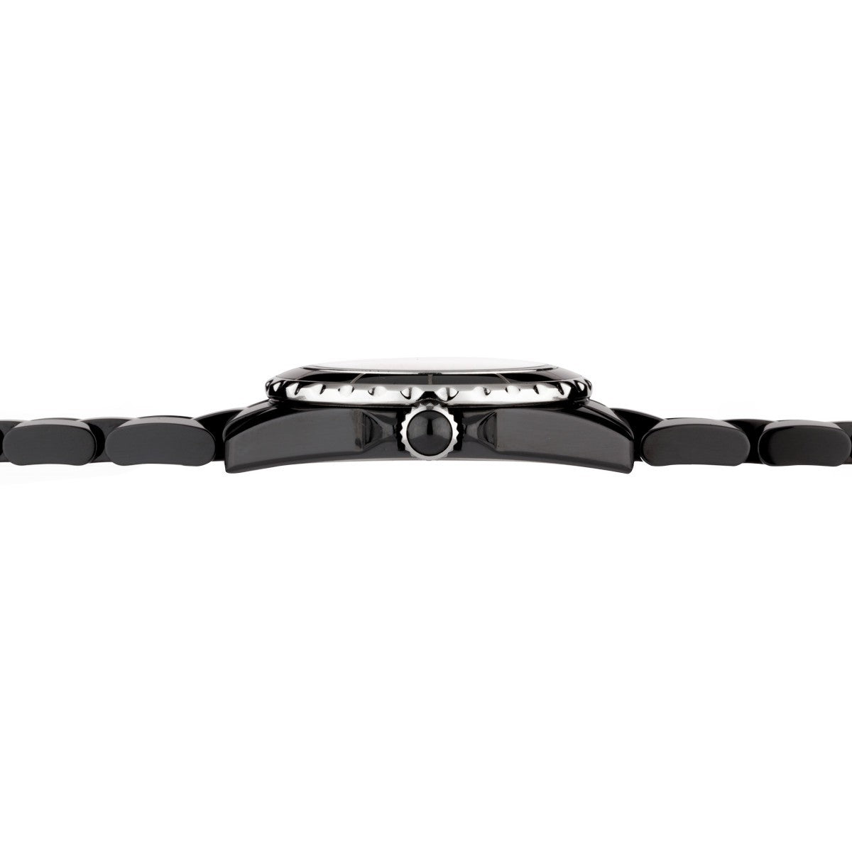Shop Authentic Chanel J12 Diamonds Black Dial Black Steel Strap Watch for Women - J12 H2569 - Luxxuri