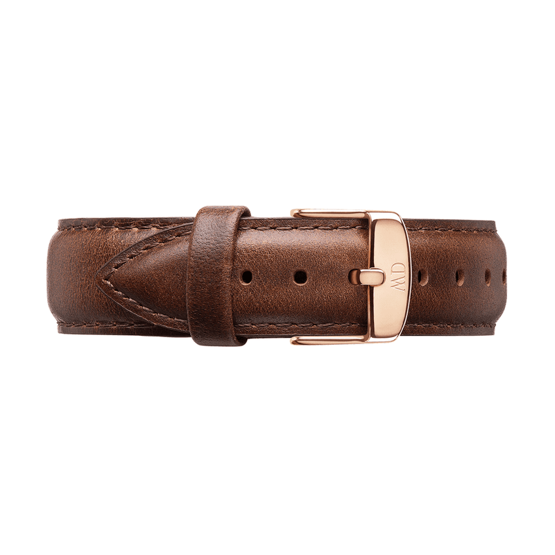 Shop Authentic Daniel Wellington Classic Bristol White Dial Brown Leather Strap Watch For Men - DW00100009 - Luxxuri