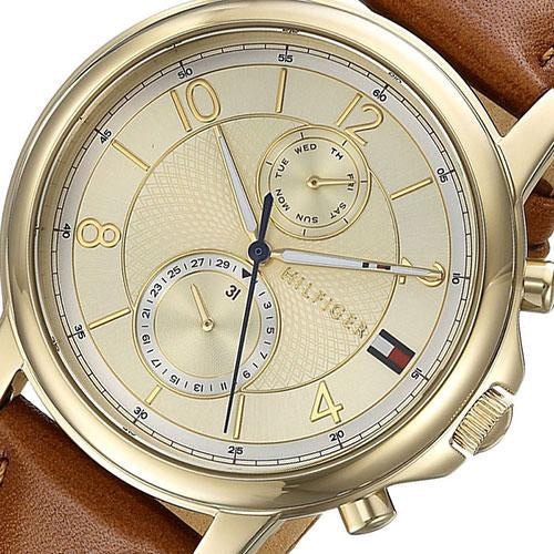 Shop Authentic Tommy Hilfiger Claudia Rose Gold Dial Brown Leather Strap Watch for Women - 1781818 - Luxxuri