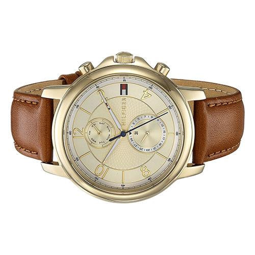 Shop Authentic Tommy Hilfiger Claudia Rose Gold Dial Brown Leather Strap Watch for Women - 1781818 - Luxxuri