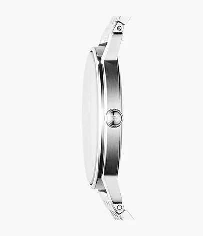 Shop Authentic Emporio Armani Kappa Quartz Grey Dial Silver Mesh Bracelet Watch For Men - AR11068 - Luxxuri