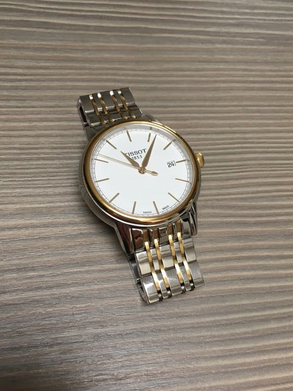Shop Authentic Tissot T Classic Carson Quartz White Dial Two Tone Steel Strap Watch for Men - T085.410.22.011.00 - Luxxuri