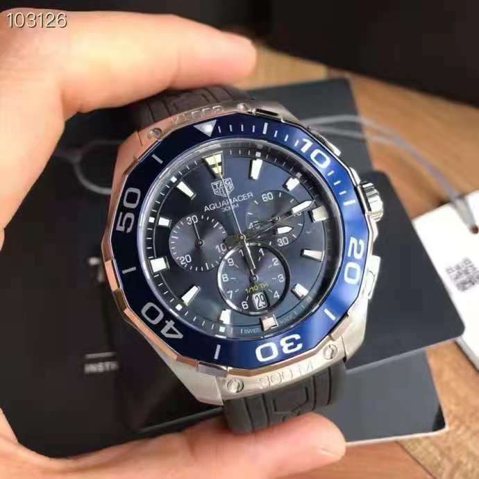 Shop Authentic Tag Heuer Aquaracer Blue Dial Watch for Men - CAY111B.FT6041 - Luxxuri