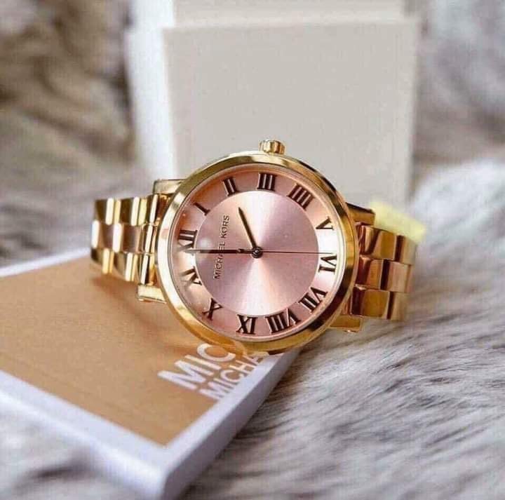 Shop Authentic Michael Kors Norie Gold Dial Two Tone Steel Strap Watch for Women - MK3586 - Luxxuri