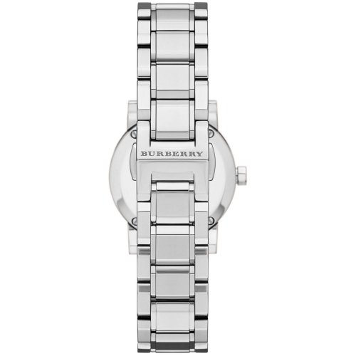 Shop Authentic Burberry The City Silver Diamonds Dial Silver Steel Strap Watch for Women - BU9230 - Luxxuri