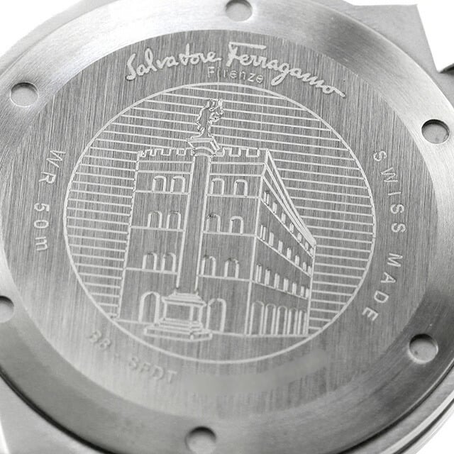 Shop Authentic Salvatore Ferragamo F-80 Classic Black Dial Silver Steel Strap Watch for Men - SFDT02423 - Luxxuri