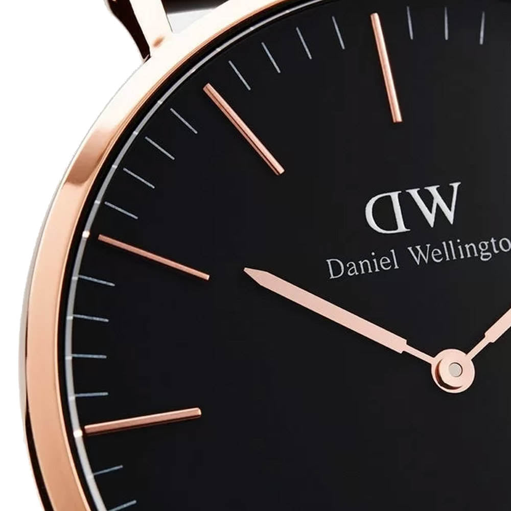 Shop Authentic Daniel Wellington Classic Bristol Black Dial Brown Leather Strap Watch for Men - DW00100137 - Luxxuri