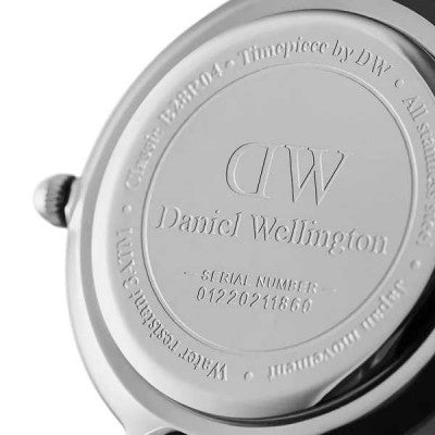 Shop Authentic Daniel Wellington Petite Ashfield Black Dial Black Mesh Strap Watch For Women - DW00100308 - Luxxuri