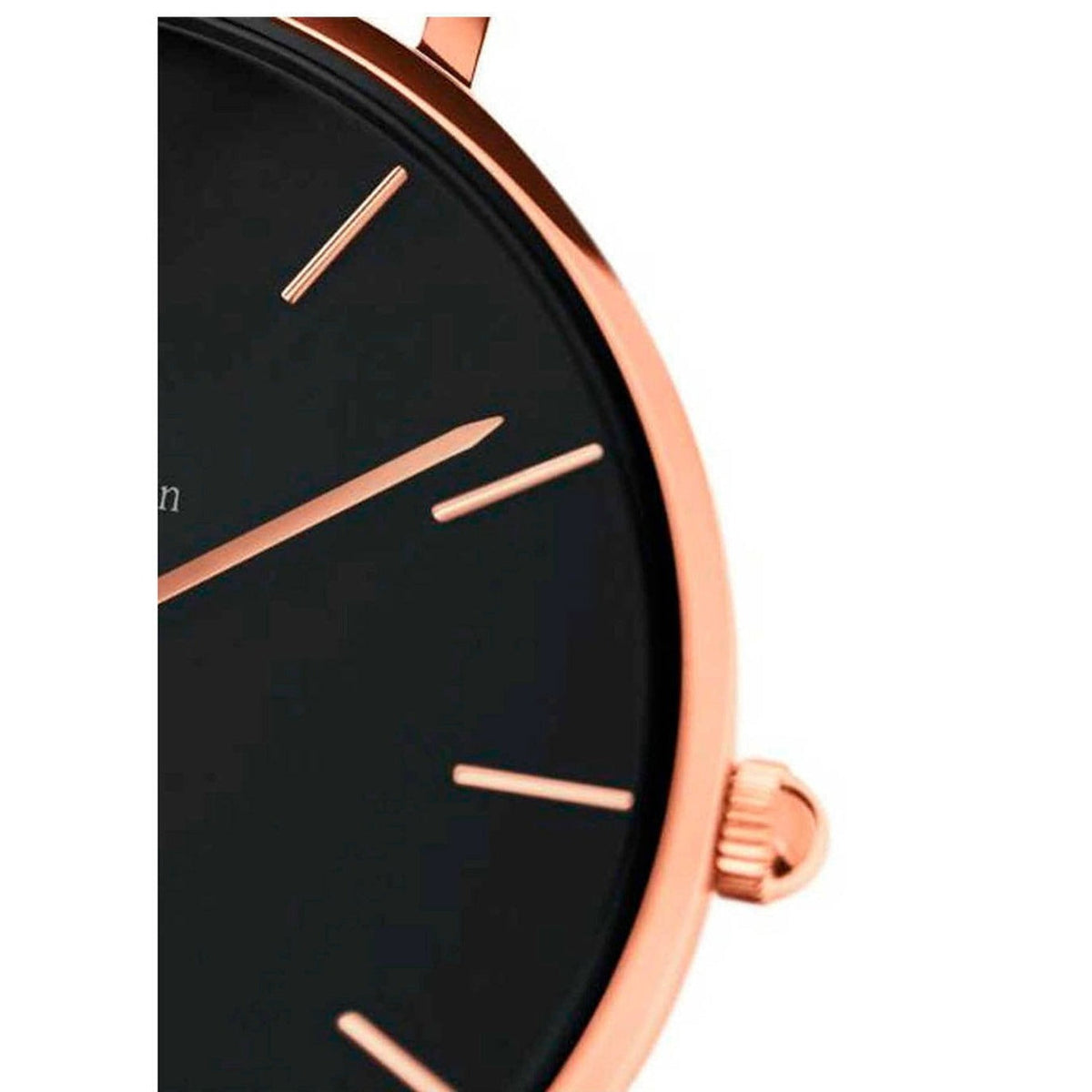 Shop Authentic Daniel Wellington Petite Sheffield Black Dial Black Leather Strap Watch For Women - DW00100168 - Luxxuri