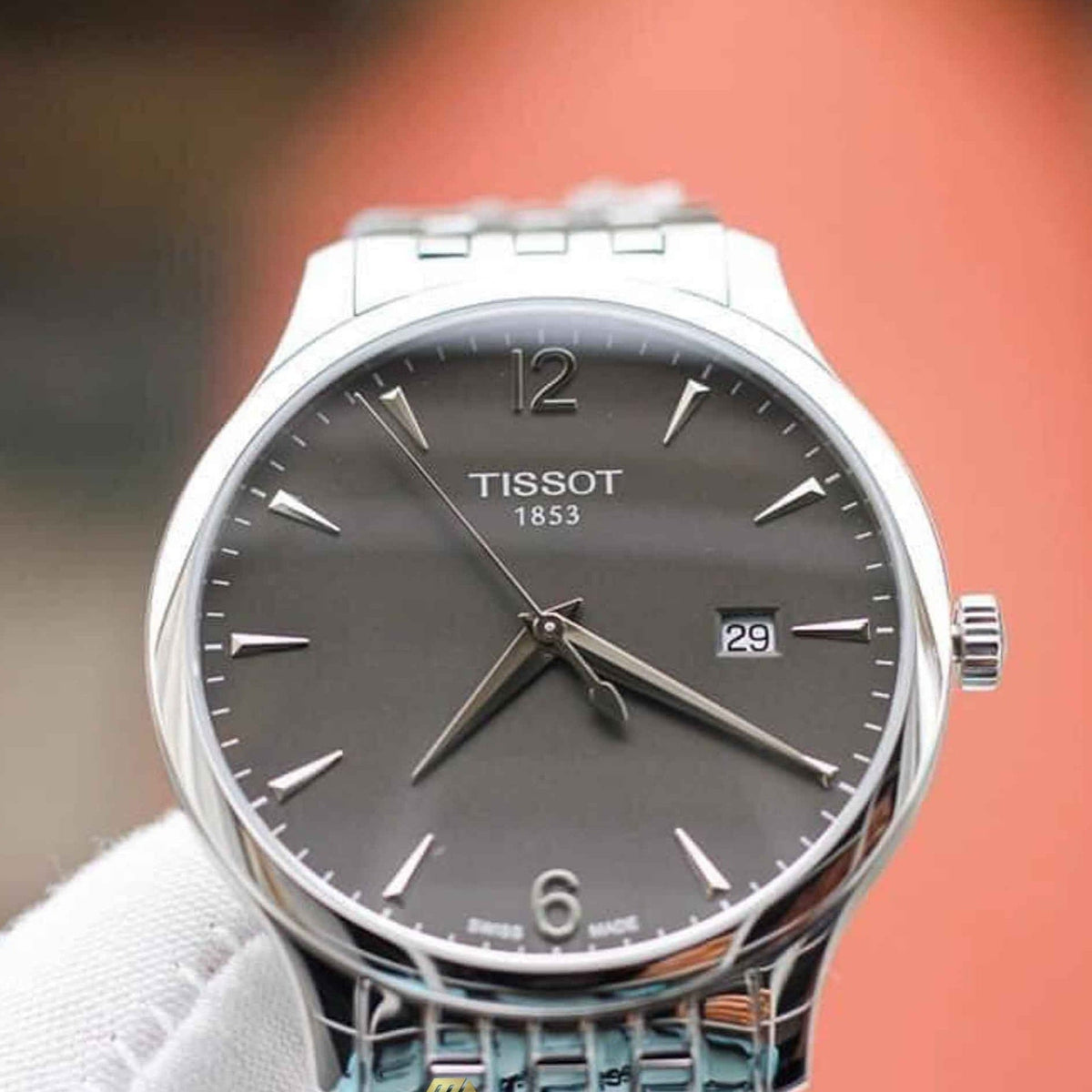 Shop Authentic Tissot T Classic Tradition Grey Dial Silver Steel Strap Watch For Men - T063.610.11.067.00 - Luxxuri