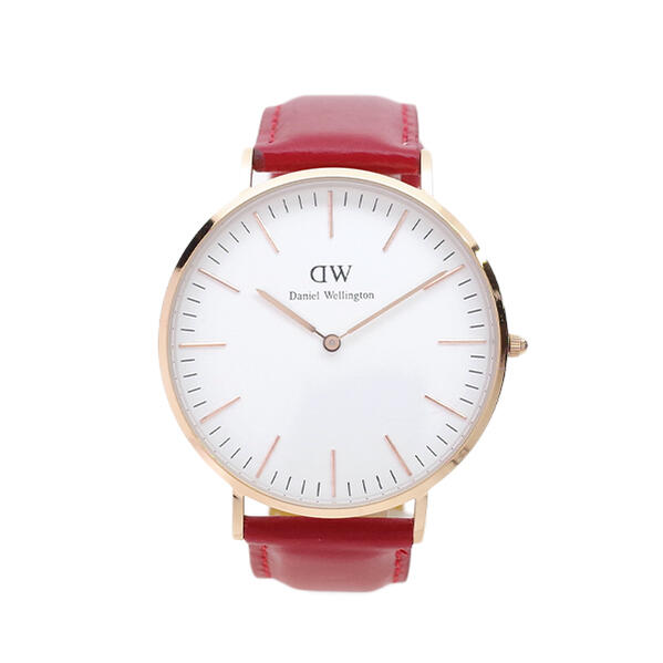 Shop Authentic Daniel Wellington Classic Suffolk White Dial Brown Leather Strap Watch For Women - DW00100120 - Luxxuri