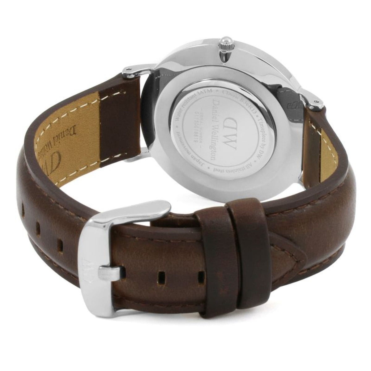 Shop Authentic Daniel Wellington Classic Bristol Black Dial Brown Leather Strap Watch For Men - DW00100143 - Luxxuri