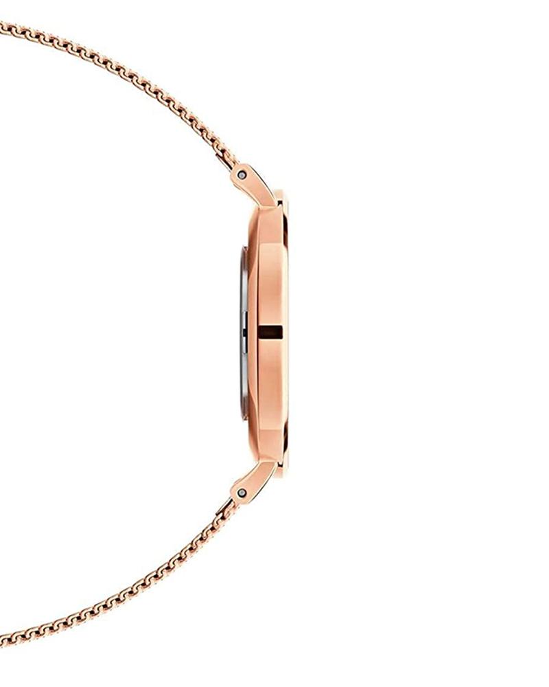 Shop Authentic Daniel Wellington Petite Melrose White Dial Rose Gold Mesh Strap Watch For Women - DW00100305 - Luxxuri