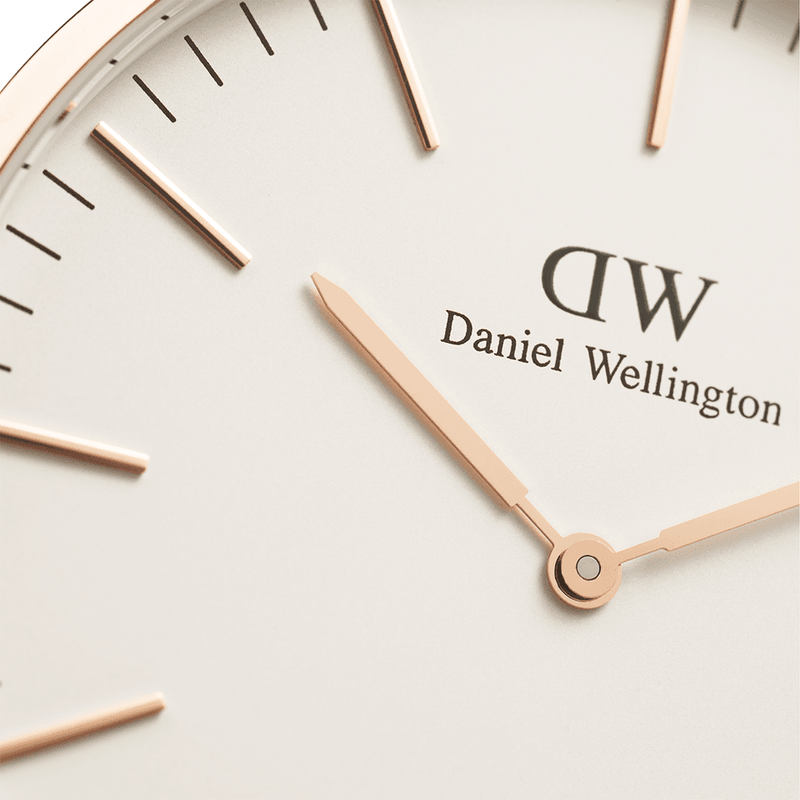 Shop Authentic Daniel Wellington Classic Bristol White Dial Brown Leather Strap Watch For Men - DW00100009 - Luxxuri