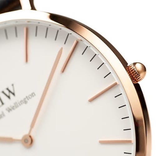 Shop Authentic Daniel Wellington Classic Reading White Dial Black Leather Strap Watch For Men - DW00100014 - Luxxuri