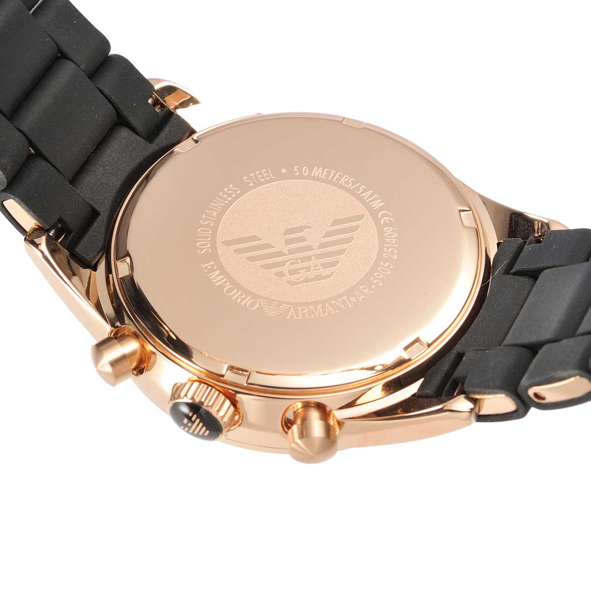 Shop Authentic Emporio Armani Sportivo Black Dial Black Steel Strap Watch For Men - AR5905 - Luxxuri