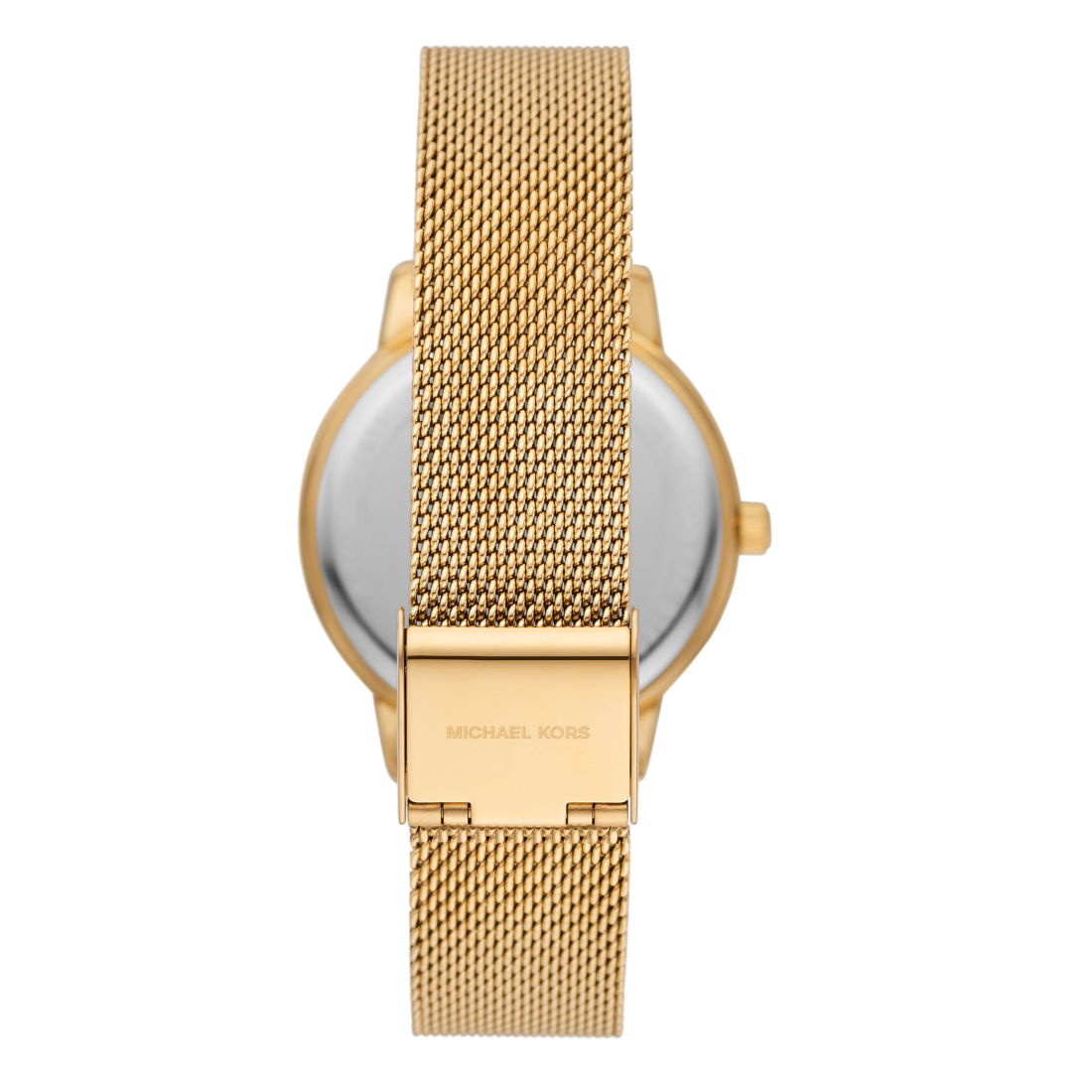 Shop Authentic Michael Kors Quartz Crystals Gold Dial Gold Mesh Strap Watch for Women - MKO1011 - Luxxuri